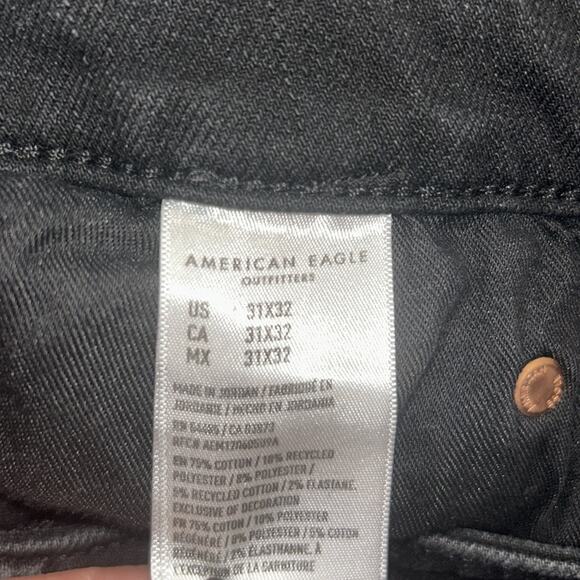 Mens. American Eagle Airflex Black Distressed Jeana Size 31 - Picture 14 of 14